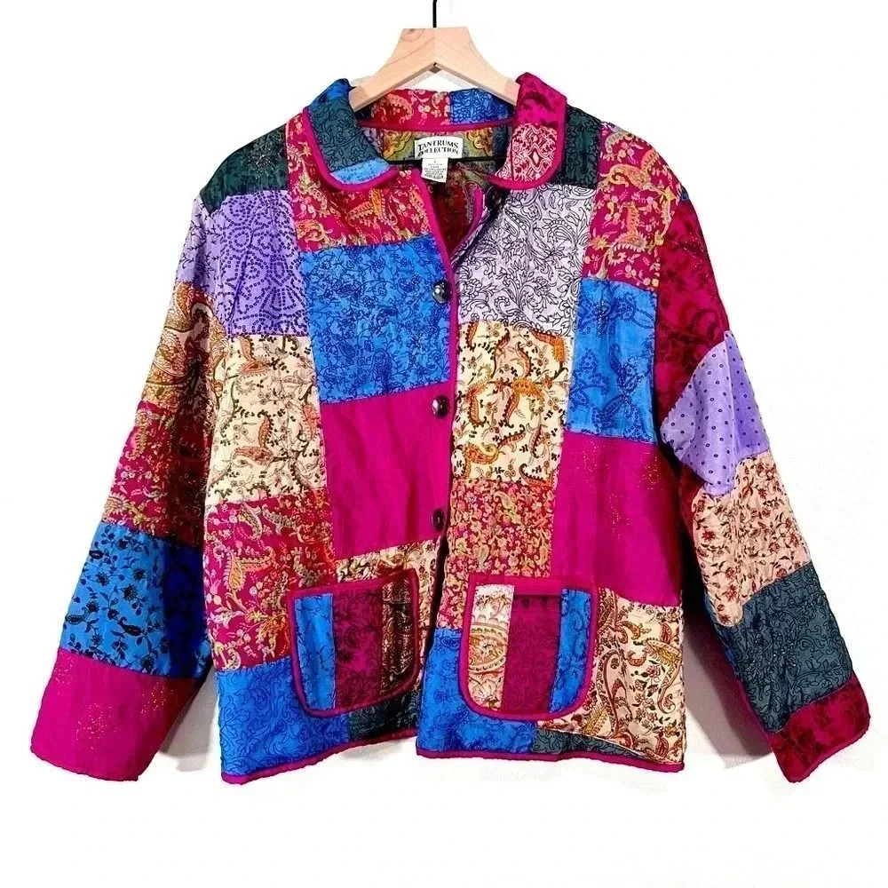Tantrums Collection 100% Silk Jacket